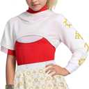 Girls Halloween Costume for Cheerleader Costume Kids Cute Dress up Accessories (140 9-10 Years)