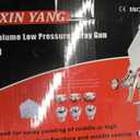 DAXINYANG R500 LVLP Spray Gun with 1.3/ 1.5/ 1.7/ 2.0mm Nozzles and Air Flow Control Valve & Paint Filters, Paint Guns Automotive, Paint Gun for House Painting, Car, Furniture, Primer and Top Coat