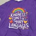 Kindness Is A Language Everyone Understands Autism Awareness V-Neck T-Shirt, Large, 18.99