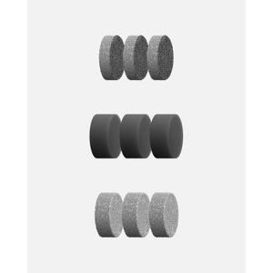 HOTO 9 Pcs Replacement Pads, Compatible with HOTO Grip Cordless Electric Spin Scrubber and Handheld Short-Handle Electric Spin Scrubber