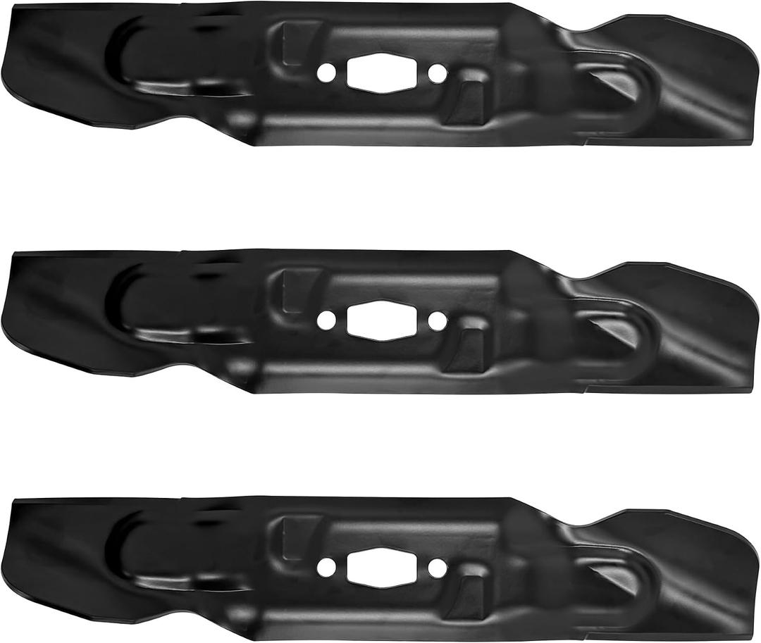 IWIWE 742P05086 Ultra High-Lift Mower Blades 3 Pack for 54" Deck, Replaces 742-05086 CMXGZAM110194, Compatible with Cub Cadet XT1-GT54 ZT1-54 ZT2-54 Craftsman MTD Troy-Bilt