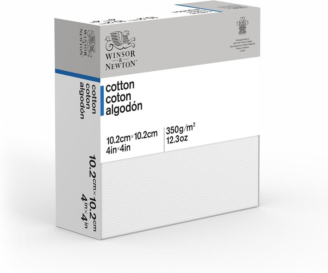 Winsor & Newton Classic Cotton Canvas, 4" x 4" Deep Edge