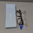 IBOANN Iconic Blue Light Glasses for Woman - Computer Glasses up to 99% Blue Light Blocking - Anti Eyestrain & UV Glare (*A1 Light Black & Leopard & Transparent)