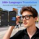 AI Smart Glasses with 8MP Camera, 1080P Video & HD Photo, Bluetooth Audio, AI Voice Assistant, Real-Time Translation, Object Recognition, Noise-Cancel Calls, Photochromic +2 Sunglasses Lenses