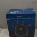 7" Air Circulator Portable Turbo Fan, 3 Speed Adjustable Desk fan Powers Cool Air-Waves Up To 25ft, Quiet Operating Fan For Bedroom, Made Of Durable Material, Great For Office & Living Room