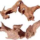 Natural Large Aquarium Driftwood for Fish Tanks & Reptile Terrariums  Safe Fish Tank Decorations, Unique Twisted Branches 2-Piece 14-18 Inch Low Tannin, Easy to Sink
