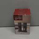 CIRCLE JOY Electric Rechargeable Salt and Pepper Grinder Set Top-Refill Automatic Pepper Mill Grinder with Charging Base, Adjustable Coarseness, Easy Filling Larger Capacity with Led for Home Kitchen