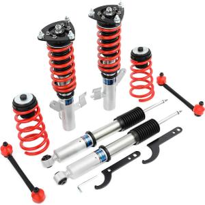 FAPO Coilover for Mazda 3 BL 2008-2013, for Mazdaspeed 3 BL 2010-2013 Adjustable Height Mono-Tube Shock Suspension Strut Lowering Kit