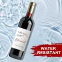 6 x Set of 10 Funny Paires Well with Retirement Wine Labels, Retirement Gifts for Women Men Wine Bottle Stickers