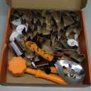 Halloween Pumpkin Carving Kit, Easy and Safe DIY Stainless Steel Pumpkin Carving Stencils Tool Set for Kids Adults, 31 Pcs