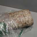 Pauwer Anti Fatigue Kitchen Mat Set of 2 Non Slip Kitchen Mats for Floor Cushioned Kitchen Rugs Comfort Standing Mat Farmhouse Waterproof PVC Foam Kitchen Floor Mat Runner (17"x28"+17"x48"--0.4", Vintage Cream Tan)