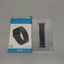 Black Stainless Steel Mesh Band designed for Apple Watch 42mm (Series 1-3 only) & 44/45/46/49mm (Ultra & Ultra 2) - Black