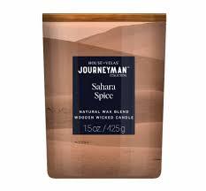 JOURNEYMAN Sahara Spice NATURAL WAX BLEND Wooden Wicked Candle