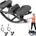 Rock Fitness Stepper, Portable Step Rocker Side to Side at Home, Aerobic Workout Machine Fitness Equipment Suitable for Apartment and Dormitory