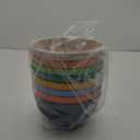 HOTEC Unbreakable Wheat Straw Cereal Bowls - Microwave & Dishwasher Safe Soup and Salad Bowls, Set of 8, 26oz, BPA Free, Multicolor