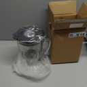 Replacement Parts Glass Jar with lid, Compatible with Oster Pro 1200 Blender