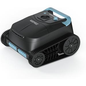 Pool Vacuum for Inground Pools & Above Ground Pools, 180 min Cordless Robotic Pool Cleaner, Pool Vacuum for Floor, Wall, Waterline Cleaning, Up to 3229 Sq.ft, Smart Navigation and Surface Parking