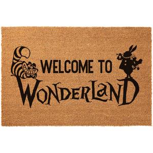 Enter Doormat 24x16 Inch, Funny Welcome Mat Speak Friend and Enter Welcome Mat, Coir Doormat Funny Door Mats Outside for Front Door Home Decor Housewarming Gift