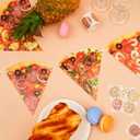 Boao Pizza Decorations Party Banners Party Supplies Pizza Garland Streamers Decoration, Pre-assembled