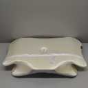 DONAMA Cervical Pillow for Neck and Shoulder,Contour Memory Foam Pillow,Ergonomic Neck Support Pillow for Side Back Stomach Sleepers with Pillowcase-King Size (King Size 27.56"Lx16.54"Wx5.51"H, Ice Silk Blue)