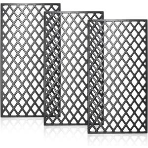 Hiorucet Cast Iron Grill Grates for Traeger 780 & Pro 780 Pellet Grills and Traeger Ironwood 885, HDW436, HDW443, KIT0451 Cooking Grid Grates for Traeger Grill Replacement Parts, 3 Pack.