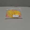 Lilosy Sexy Floral Lace Scallop Underwire Push Up Sheer Lingerie Set Outfits (Medium, Yellow)