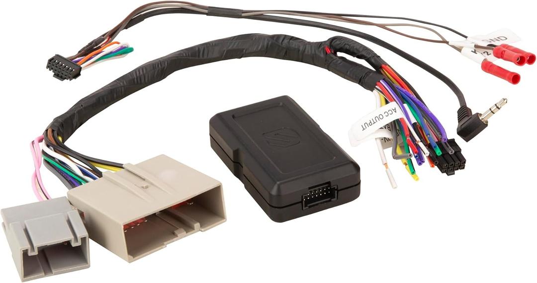 Scosche FD5000SWF Factory Stereo Replacement Interface Adapter Kit, Compatible with Select 2005-2016 Ford, Lincoln & Mercury, Car Radio Wiring Harness, Retains Steering Wheel Controls & OEM Amplifier