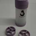 Formula Dispenser - Completely Replaces Hand Scooping - Fill The Desired Formula Portion with a Few clicks - Baby Formula Container - 10ounces Baby Milk Powder Storage - for Home & Travel (Purple)