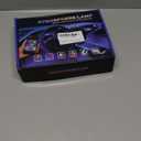 Dreamcolor Acrylic Interior Car LED Strip Light with Wireless APP, RGB 18 in 1 with 175 inches 600 LEDs Fiber Optic Car Ambient Lighting Kits, Dual Zone Sound Active Function LED Strip for Car