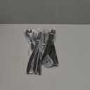 EWFEN 24-Piece Black Silverware Set with Steak Knives, Black Flatware Set for 4, Food-Grade Stainless Steel Tableware Cutlery Set, Mirror Finished Utensil Sets for Home Restaurant, Round Edge