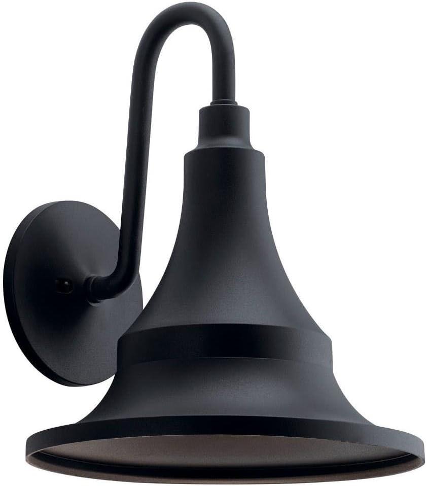 KICHLER Hampshire 19.75 inch 1 Light Large Outdoor Wall Light in Textured Black, Medium