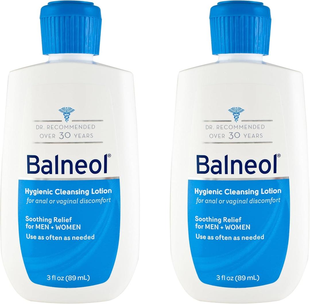 Balneol Hygienic Cleansing Lotion, 3oz Bottle (pack of 2)