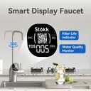 Stokk S1 Plus 600GPD Reverse Osmosis Water Filter, 8-Stage Tankless Reverse Osmosis System, Under Sink RO System, Reduce PFAS, 2.5:1 Pure to Drain, Smart LED Faucet, White