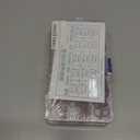 2 x Silicone O-Ring Assortment - Red Food Grade Silicone Sealing Gasket - 225 Count (5x20PCS - 6*1.9mm to 10*1.9mm; 5x15 PCS - 12*1.9mm to 20*1.9mm; 5x10 PCS - 15*2.4mm to 20*2.4mm)