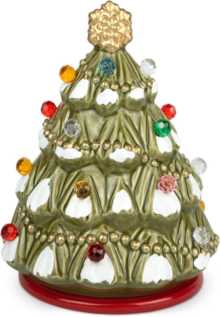 SALKING Christmas Wax Melt Warmer, Christmas Tree Electric Wax Warmer for Scented Wax, Holiday Decor Wax Melter Winter Fragrance Warmer for Aromatherapy, Candle Wax Warmer Oil Burner