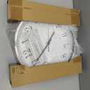 La Crosse Technology 12 Inch Atomic Analog Wall Clock, Aluminum (WT-3126B)