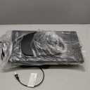 Comfort Zone Oscillating Portable Space Heater, Flat Panel, Halogen, Infrared, Electric, Adjustable Tilt, Overheat Sensor, Stay-Cool, & Tip-Over Switch, Ideal for Home, Bedroom, & Office, 800W, CZHTV9