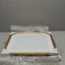 Kate and Laurel Adlynn Wall Picture Frame Set, 16" x 20" matted to 8" x 10", Gold, Set of 3