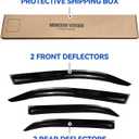 Window Visors Rain Guards Shield for 2012-2017 Toyota Camry, Out-Channel Window Vent Wind Deflectors Visors Shades for 12 13 14 15 16 17 Camry