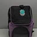 PetAmi Small Dogs and Cat Backpack Carrier, Airline Approved Pet Backpack Carrier, Ventilated, Safety Strap, Buckle Support Designed for Hiking Travel Camping Outdoor, Max 18 lbs (Heather Purple)