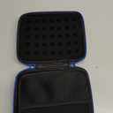 Durability Dices Storage Organizers With Removable Slotted Tray And Handle For Safe Transport Compacts Dices Tray And Case (Blue)