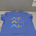 Down Syndrome Awareness Shirt Women The Lucky Few Shirt World Down Syndrome Day Short Sleeve Tops Blue (XL)