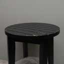 Round 16 Inch Bamboo Waterproof Shower Bathroom Stool Chair, Duty Wooden Bath Corner Shaving Legs Bench Seat (Honey Bamboo, XL)