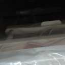 BABELIO 36 Inch Extra Tall Baby Gate with Cat Door, 29-40" Metal Dog Gate, Cat Gate for Stairs, Doorways, Auto Close Safety Gate with Pet Door, Easy Walk Thru, White