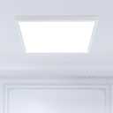 2x2 FT Surface Mount LED Panel Light Dimmable & 3 Color Selectable 3000K/4000K/5000K - 40W 24x24 Inch LED Flush Mount Ceiling Light Low Profile, 100-277V, Bright 4400LM, ETL Listed, 2 Pack