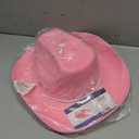 Funny Party Hats - Studded Cowboy Hat - Cowboy Costume Accessory (Pink)