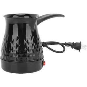 Coffee Maker, ABS Stainless Steel Electric Arabic, Greek & Turkish Coffee Pot, 600ml Even Heating Tea Maker Kettle with Removable & Anti Scald Handle for Greek Arabic Tea, Milk, Butter