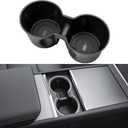 Cup Holder Insert for Tesla Model Y 2026 TPE Center Console Drink Holder Accessories Compatible with 2025-2026 New Model Y Juniper and 2024-2026 Model 3