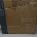 Sweetcrispy Home Office Managerial Executive Chair, High-Back Mesh with Adjustable Headrest, Flip-up Armrest Comfortable Lumbar Support, Comfy Arms for Bedroom,Study,Student