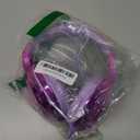 QearFun Kids Headphones Wired with Mic, 85/94dB Safe Volume Limit, Foldable Over Ear, Tangle-Free Cord & Sharing Port, Wired On-Ear Headset for School, Chromebook, Tablet, Travel - Boys & Girls (Deep purple)